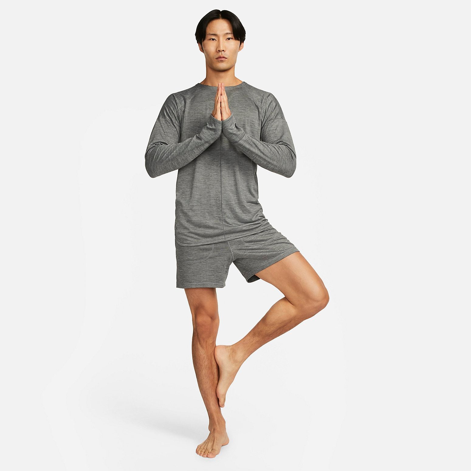 NIKE YOGA Dri-FIT Shorts 'Cool Grey' FB7787-065