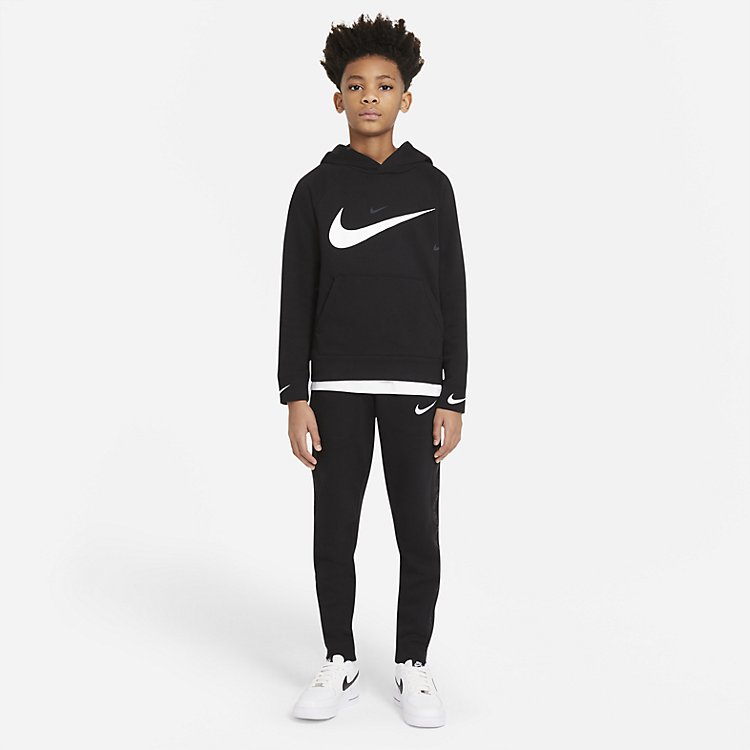 (GS) B Nike Sportswear FLC SWOOSH Pant Black DA0771-010