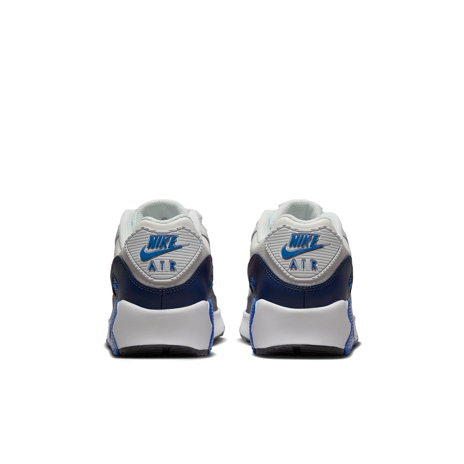 (GS) Nike Air Max 90 LTR Leather 'Gray Blue' CD6864-120