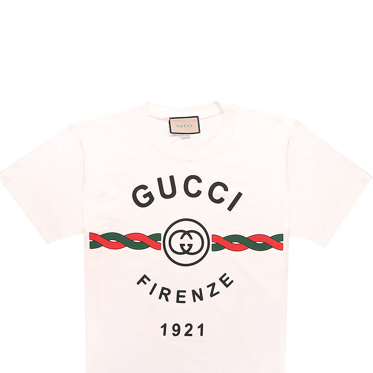Gucci Firenze Print Tee 'White' 616036-XJD7T-9095