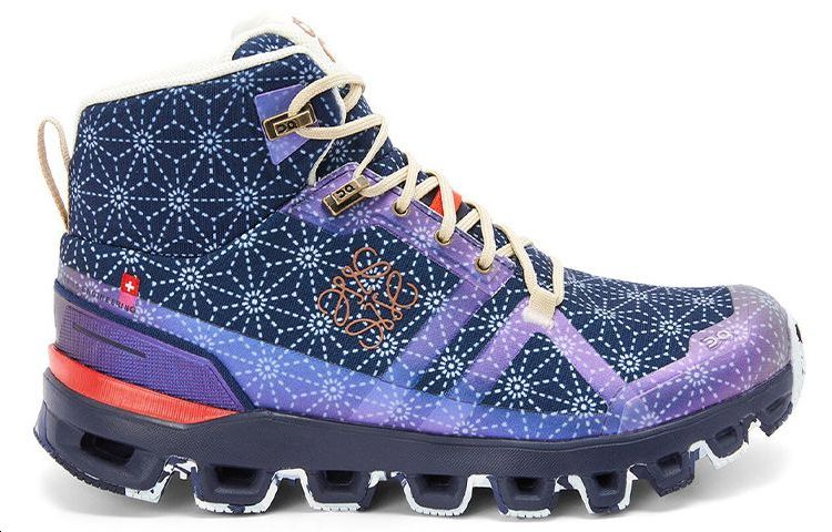 On x LOEWE Cloudrock Wear-Resistant Short Outdoor Boots Women's Starry Blue