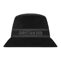 DIOR Cotton Bucket Hats Women's Black