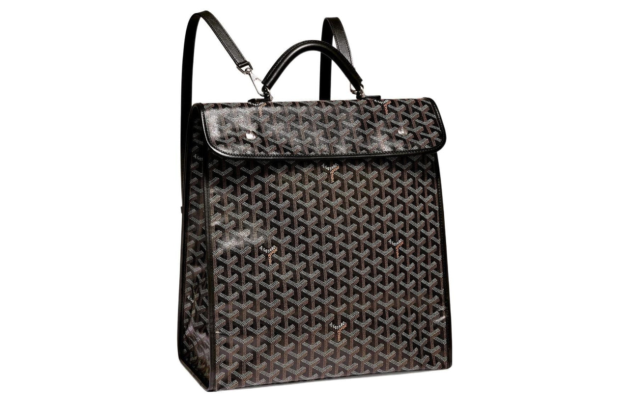 GOYARD Canvas With Calfskin Handbag Backpack Medium Size Unisex 11 Colors