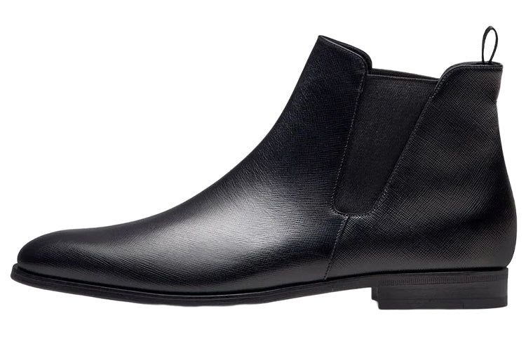 PRADA Ankle-Length Chelsea Boots Black