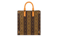 LOUIS VUITTON X Nigo Sac Plat Cross Monogram Stripes Brown