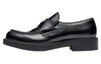 PRADA 35mm Loafer Black Brushed Leather