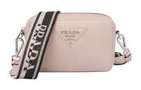 PRADA Leather Crossbody Bag, Shoulder Bag Women's Pink