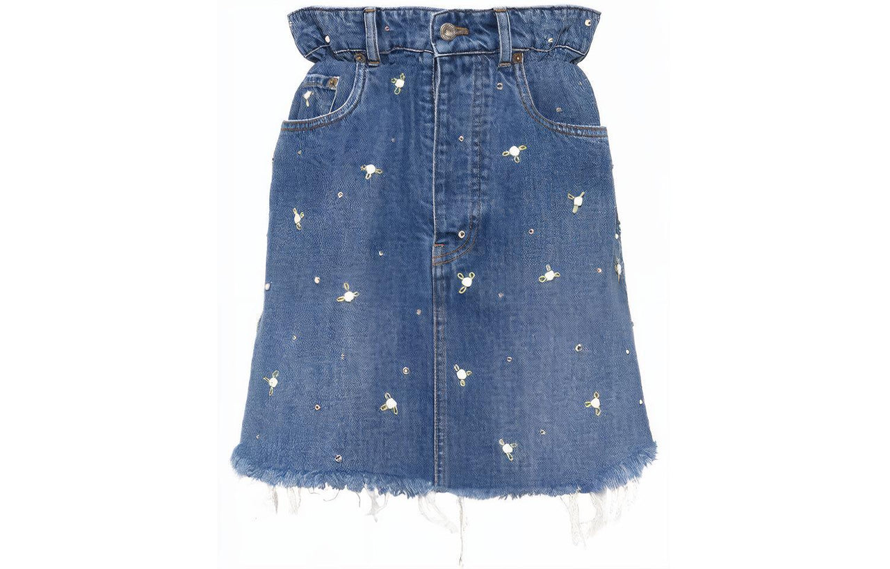 MIU MIU SS21 Miniskirt Women's Blue