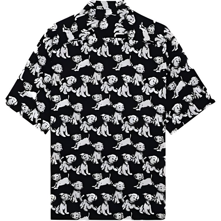 CELINE X AMY DORIAN Co branded Series SS22 Shirt Men's Black