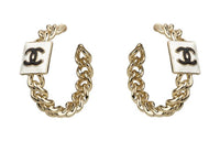 CHANEL Earrings Women's Gold
