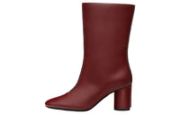 HERMES Defile Ankle Boots 7cm Women's Rogue Red
