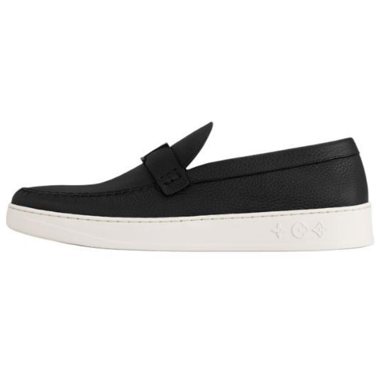LOUIS VUITTON Loafers Men's Black