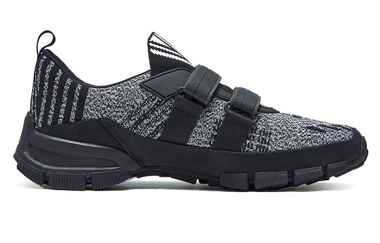 PRADA Anti-Slip Wear-Resistant Low-Top Casual Shoes Men's Black