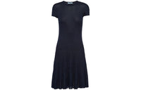 PRADA Crewneck Knitted Midi Dress