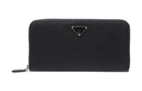 PRADA Cow Leather Wallet Regular Men's Black