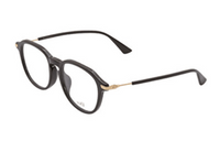 DIOR Plastic Irregular Shape Eyeglass Frames Women's Brown
