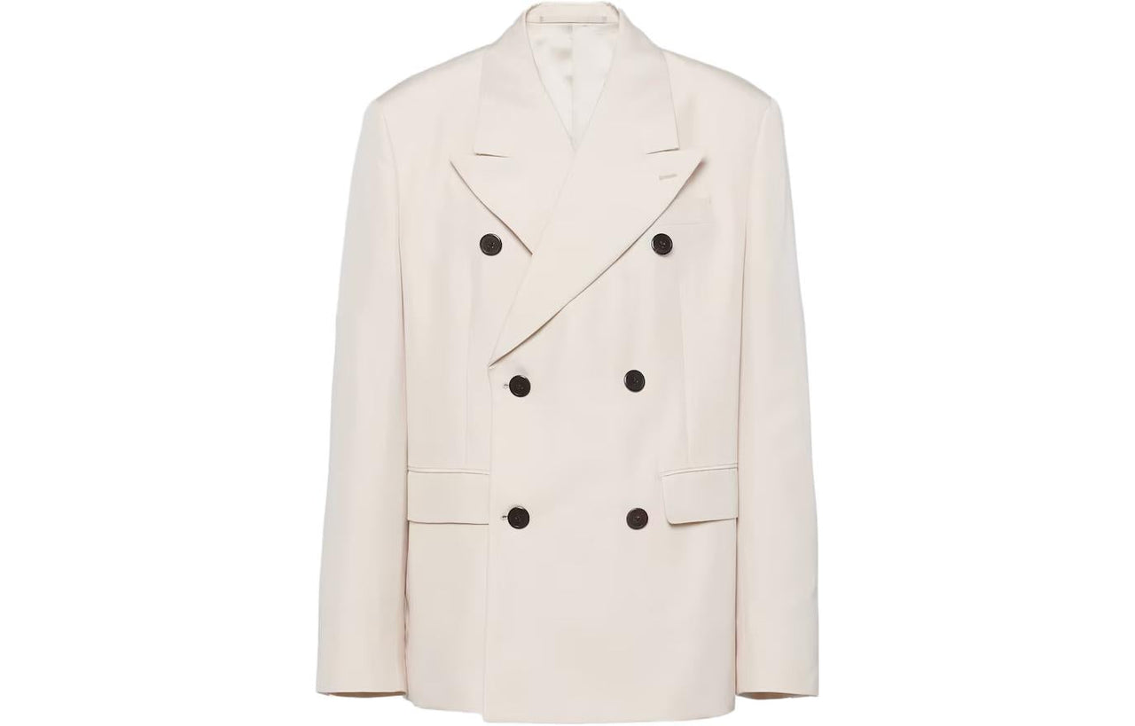 PRADA Business Suits Coats Men's Sand Yellow