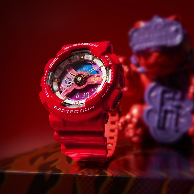 CASIO G-Shock Analog-Digital 'Red' GA-110CCA21-4PFC