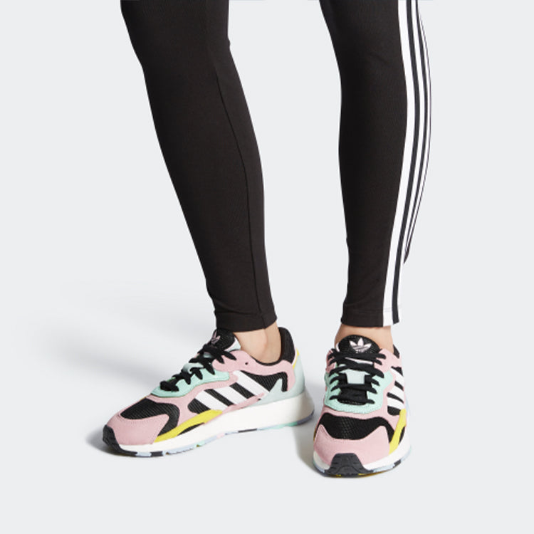 (WMNS) adidas originals Tresc Run Br 'Black Pink Green' EG4775