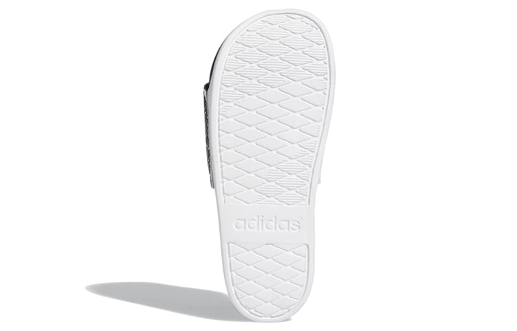 (WMNS) adidas Adilette 'Black White Purple Tint' FV6331