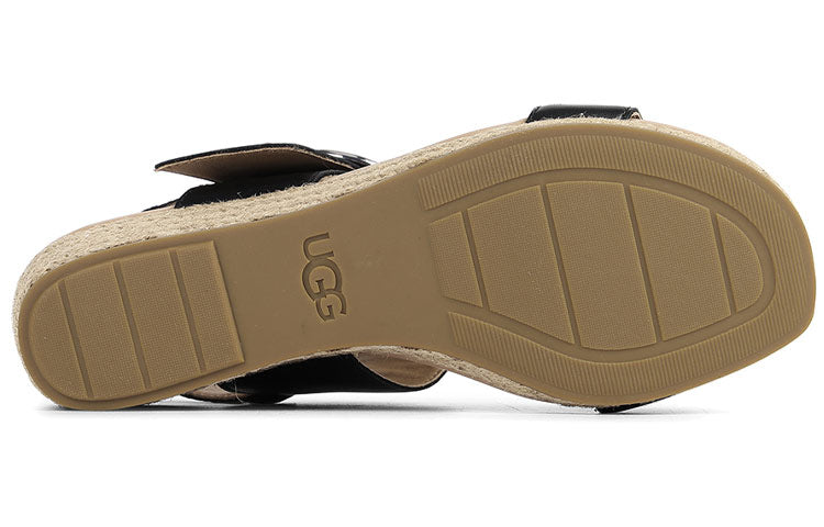(WMNS) UGG Navee Sandals Black Brown 1117347-BLLE