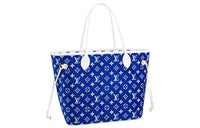 LOUIS VUITTON Neverfull Mm Blue