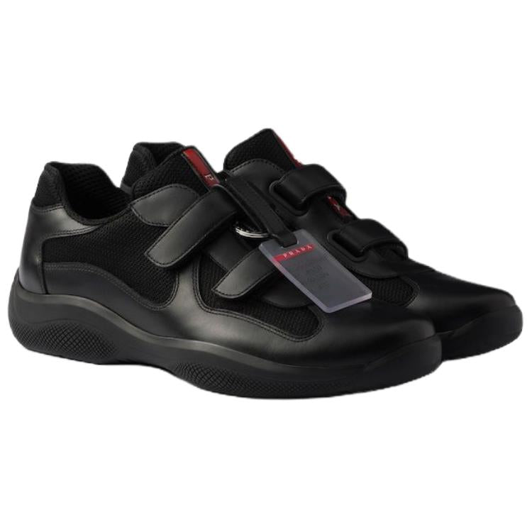 PRADA America's Cup Low Top Casual Shoes 3.5cm Men's Black