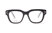 DIOR Acetate Rectangular Eyeglass Frames Men's Black