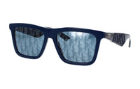 DIOR - Square Sunglasses Men's Blue