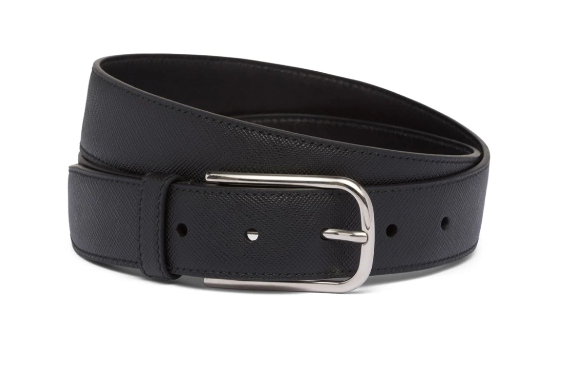 PRADA Buckled Leather Belt