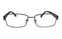 PRADA Acetate Rectangular Eyeglass Frames Unisex Gray