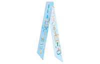 HERMES 2010s Twilly Do Re Boucles Scarf