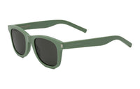 SAINT LAURENT Plastic Acetate Square Sunglasses Women's Green