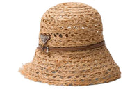 PRADA Enamel triangle Logo Bucket Hat