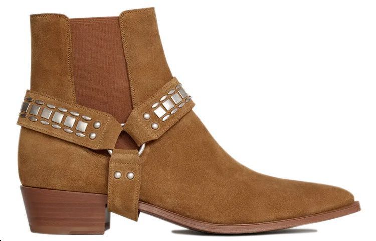 CELINE Ankle Boots Men's Tortoiseshell