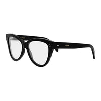 CELINE Acetate Cat Eye Eyeglass Frames Unisex Black