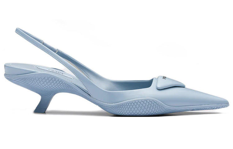 PRADA Irregular Heel High Heels Women's Blue