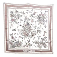 DIOR Silk Silk Scarves Women's Rose