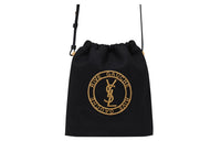 SAINT LAURENT Rive Gauche Crossbody Bag Black