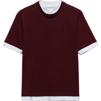 PRADA T-Shirts Men Burgundy