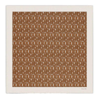 DIOR Cashmere Silk Scarves Women's White/Camel