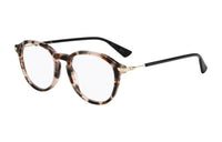 DIOR Plastic Round Eyeglass Frames Women's Tortoiseshell