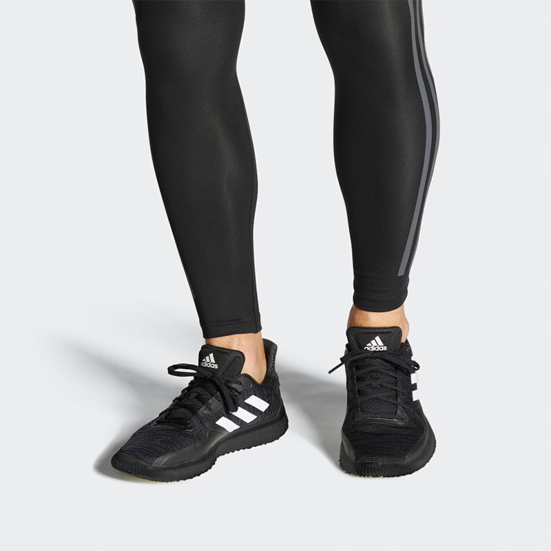 adidas FitBoost Trainers 'Black White' EE4581
