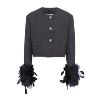 PRADA Jacket Women's Slate Gray