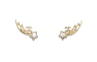 CHANEL - Stud Earrings Women's Gold