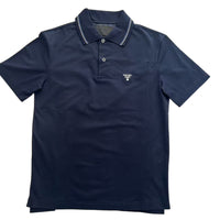 PRADA Polo Shirt Men's Navy Blue