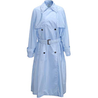 PRADA Trench Coat Women's Sky Blue