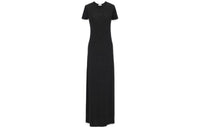 SAINT LAURENT Short-Sleeved Dresses Women's Black