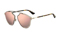 DIOR Aviator Sunglasses Women's Gold