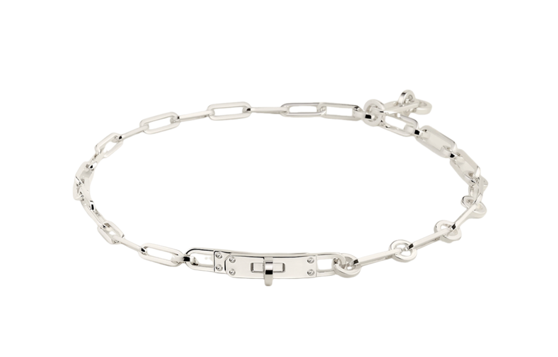 HERMES 925 Sterling Silver Bracelets Unisex Silver